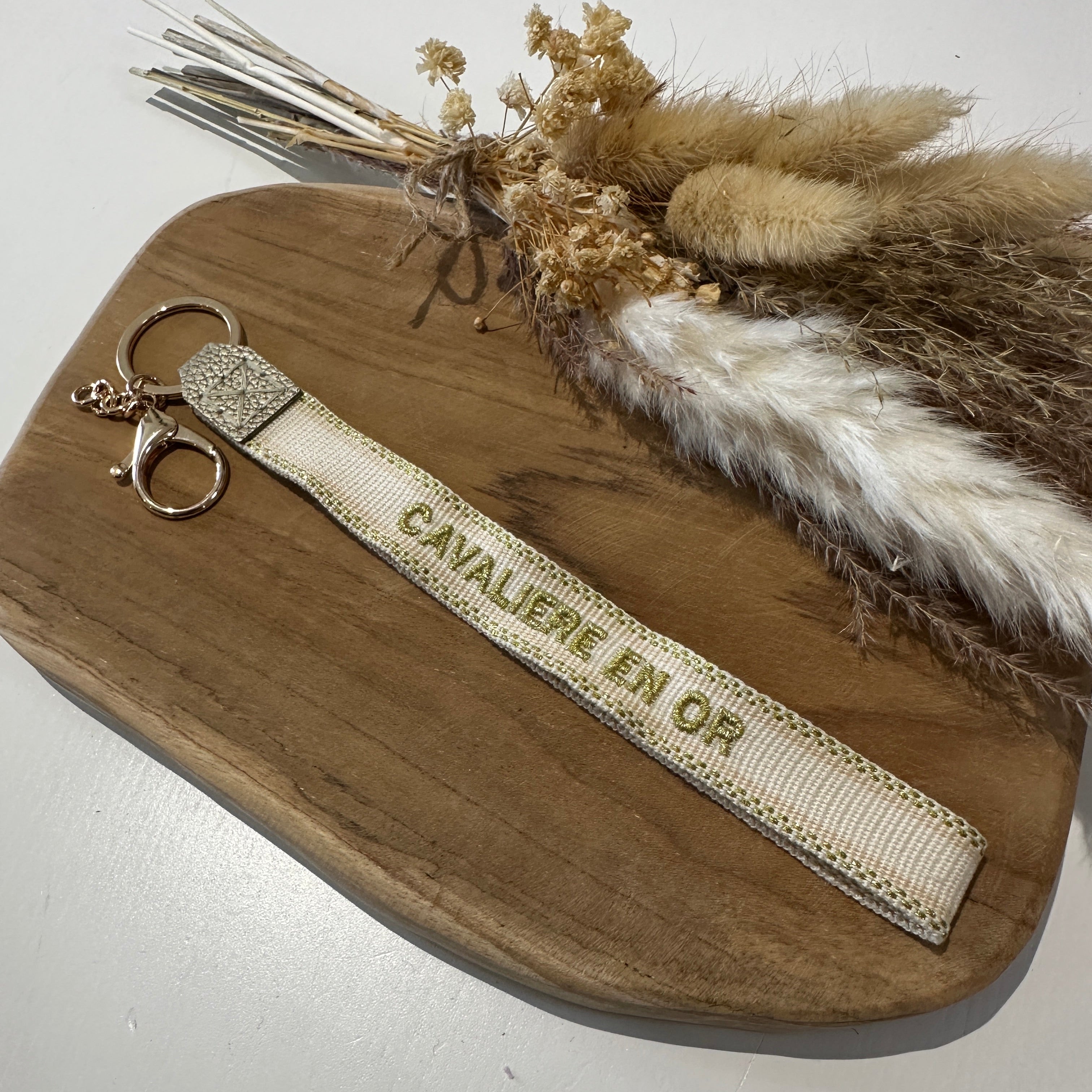 Golden Rider Keychain
